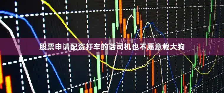 股票申请配资打车的话司机也不愿意载大狗